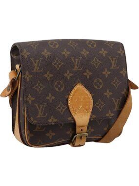 LOUIS VUITTON Monogram Cartouchiere MM Shoulder Bag M51253